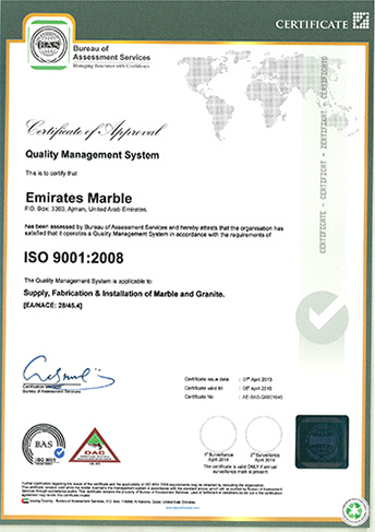 Certificate ISO